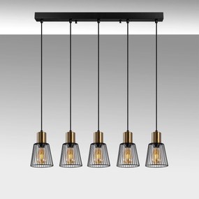 Candeeiro Kemtel – Preto Antique – 85 x 16 x 115 cm
