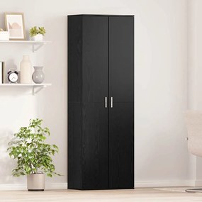 vidaXL Armário Alto Carvalho Preto 60x35x180 cm Madeira de Engenharia