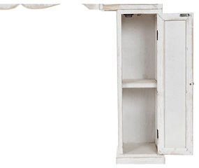 Frente de lareira DKD Home Decor Ferro 120 x 23 x 95 cm Metal Madeira de abeto 30 x 40 cm