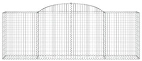 Cestos gabião arqueados 9pcs 300x50x100/120cm ferro galvanizado