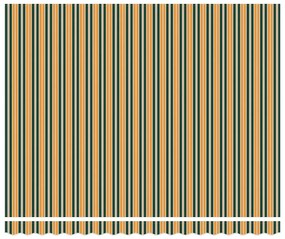 Toldo Retrátil Automático Verde e Amarelo 400x300 cm