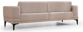 Sofá-cama 3 Lugares Horizon – Castanho Claro – 230x95x77 cm