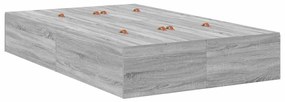 Estrado de cama Cinzento Sonoma 120x200 cm