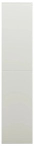 Cacifo 90x40x180 cm aço cinzento-claro