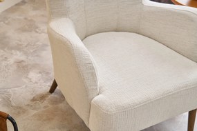 Cadeira Wing Karina Prestij – Creme – 73x87x80 cm
