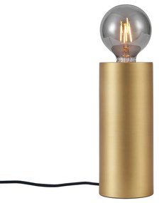 Candeeiro de mesa moderno latão 24cm - Cylinder Moderno