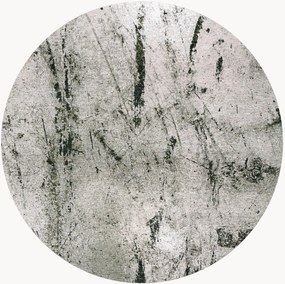 Tapete redondo lavável para interior e exterior Alpine