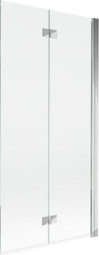 Mexen Mist parafuso de duche de 2 painéis direito 90 x 150 cm, transparente, cromado - 8A9-090-002-01-00-P