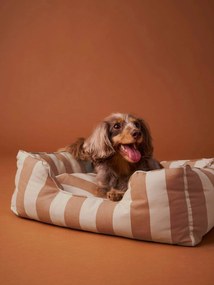 Cesto acolchoado Family, para animal de companhia riscas brancas