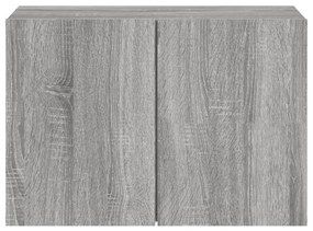 Móvel de parede para TV 60x30x41 cm cinzento sonoma