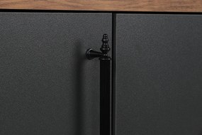 Console Cordoba – Walnut Anthracite – 160 cm x 77 cm x 40 cm