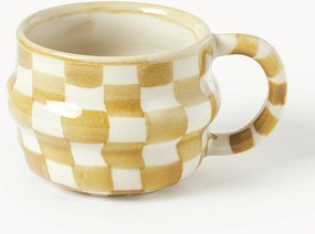 Canecas com padrão xadrez Ysia, conjunto de 4