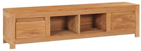 vidaXL Móvel de TV 135x30x35 cm madeira de teca maciça