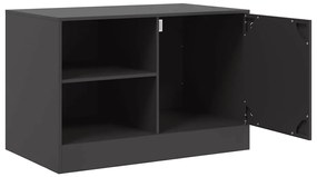 Móveis de TV 2 pcs 67x39x44 cm aço preto