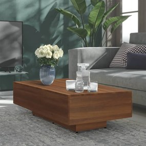 vidaXL Mesa centro 100x49,5x31 cm derivados madeira carvalho castanho