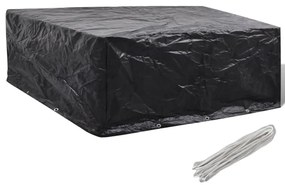 vidaXL Capa para mobiliário de jardim com 10 ilhós 260x260x90 cm
