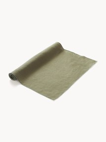 Corredor de mesa em linho com rebordo decorativo Kennedy