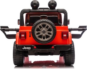 JIPE elétrico para Crianças Jeep Wrangler Rubicon LIFT  24V 4x4, Rodas de espuma EVA Laranja