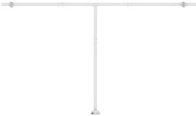 Toldo automático com LED e sensor de vento 500x300 cm antracite