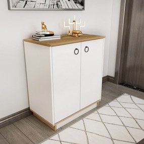 Console Nuanse – Branco Carvalho – 72x83,1x42 cm