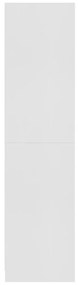 Roupeiro 100x50x200 cm derivados de madeira branco