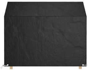Capas p/ banco jardim 2 pcs 8 ilhós 160x70x70/88 cm polietileno