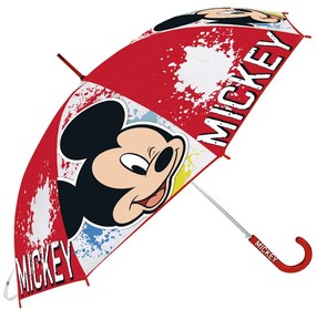 Guarda-chuva Mickey Mouse Happy Smiles Vermelho (ø 80 cm)