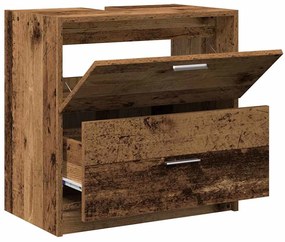 gabinete para pia Madeira Antiga 59x37x59 cm Madeira Industrializada