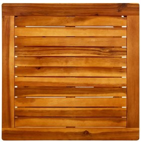 Mesa de centro 60x60x45 cm madeira de acácia maciça