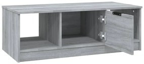 Mesa de centro 102x50x36cm derivados de madeira cinzento sonoma