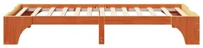 Cama Castanho 90x200 cm de Madeira de Pinho
