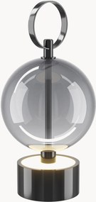 Candeeiro de mesa LED portátil e regulável Double Moon