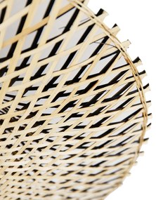 Luminária de teto oriental rattan 50 cm - Rina Oriental