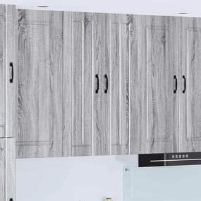 vidaXL Armário de Cozinha Cinza Sonoma 60 x 31 x 100 cm