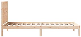 Cama extra longa sem colchão 90x220 cm madeira maciça