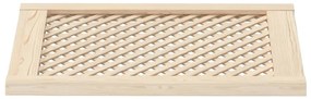 Portas de armário design treliça 2 pcs 49,5x69 cm pinho maciço