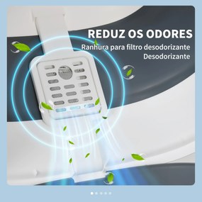 Caixa de Areia para Gatos Dobrável Fechada com Pá 52x41x38 cm Branco e Cinza