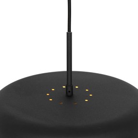 Candeeiro de suspensão retro preto com interior dourado - Jinte Retro,Industrial