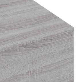 Mesa de centro 100x49,5x31 cm derivados de madeira cinza sonoma