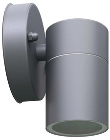 Candeeiros parede iluminação inf. p/ exterior 2 pcs aço inox.