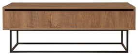 Conjunto de Móveis de Sala Laxus – Nogueira/Preto – TV: 140x50x40 cm,