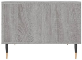 Mesa de centro 60x50x36,5 cm derivados de madeira cinza sonoma