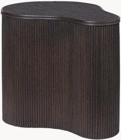 Mesa de apoio em vime artesanal com arrumação Isola