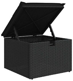 Conjunto de Sofá de Jardim com 7 Peças e Almofadas em Rattan Sintético