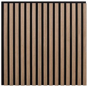 Painéis de parede acústicos 8 pcs ripado 60,5x60 cm