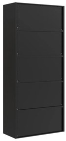 Arquivador 90x40x240 cm aço preto