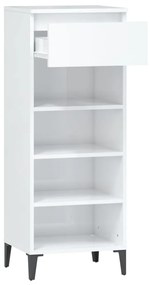 Sapateira 40x36x105 cm derivados de madeira branco brilhante