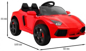 Carro elétrico para Crianças 12v Future Vermelho