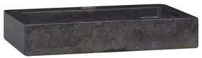 Lavatório de parede 38x24x6,5 cm mármore preto