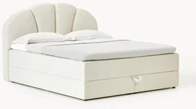 Cama boxspring com espaço de arrumação Romia